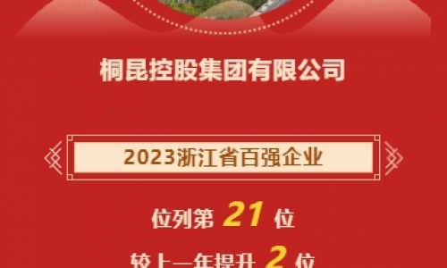 2023浙江省企业百强榜发布，tyc234cc 太阳成集团再进位！